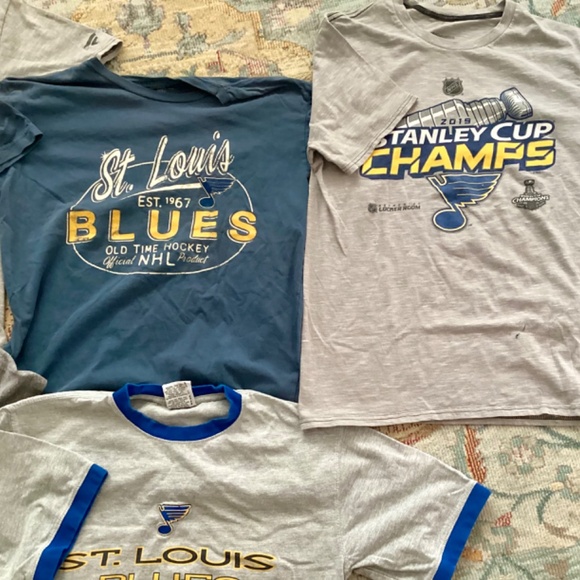 5 St. Louis Blues Ladies Medium t-shirt’s - Picture 3 of 5